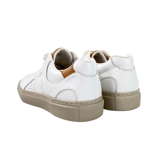 SAS High Street Lace Up Sneaker Mens Size 9 M Venice White/Brown Leather NEW - Picture 4 of 5